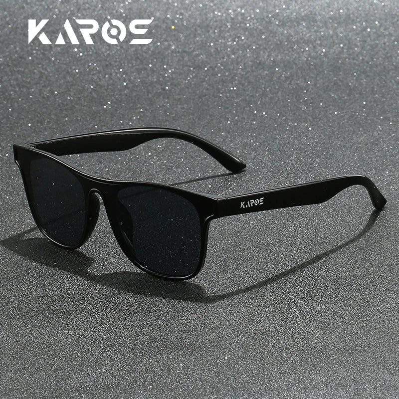 KAROS Polarized Sunglasses For Men Women Square Oversized Anti Glare Driving Eyewear Mirror Sun Glasses Women UV400 Goggles YZ20