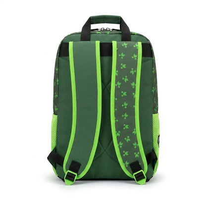 In Stock Minecraft Backpack Large Capacity Lightweight Pressure Relief Cartoon Print Outdoor Travel Hiking For Men Students