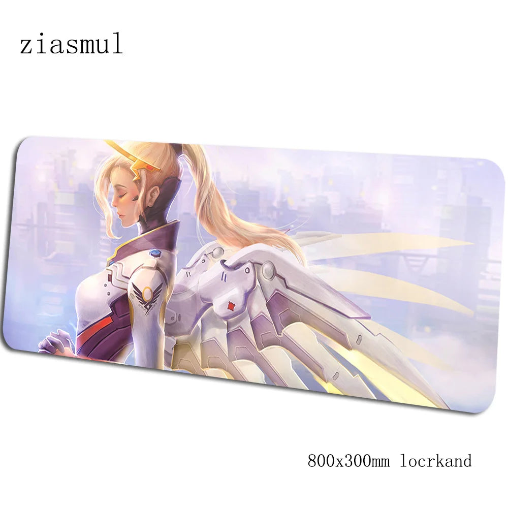 Overwatch Gaming-Mauspad Aestheticism 800x300x3mm Notebook-Mausmatte Gaming-Mousepad Cartoon-PC-Schreibtischunterlage-Mausmatte