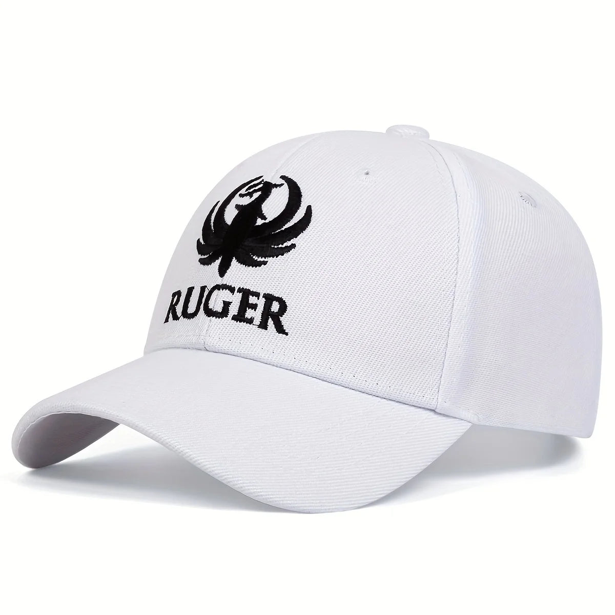 Unisex RUGER Letter Embroidery Baseball Caps Spring and Autumn Outdoor Adjustable Casual Hats Sunscreen Hat Sports Cap