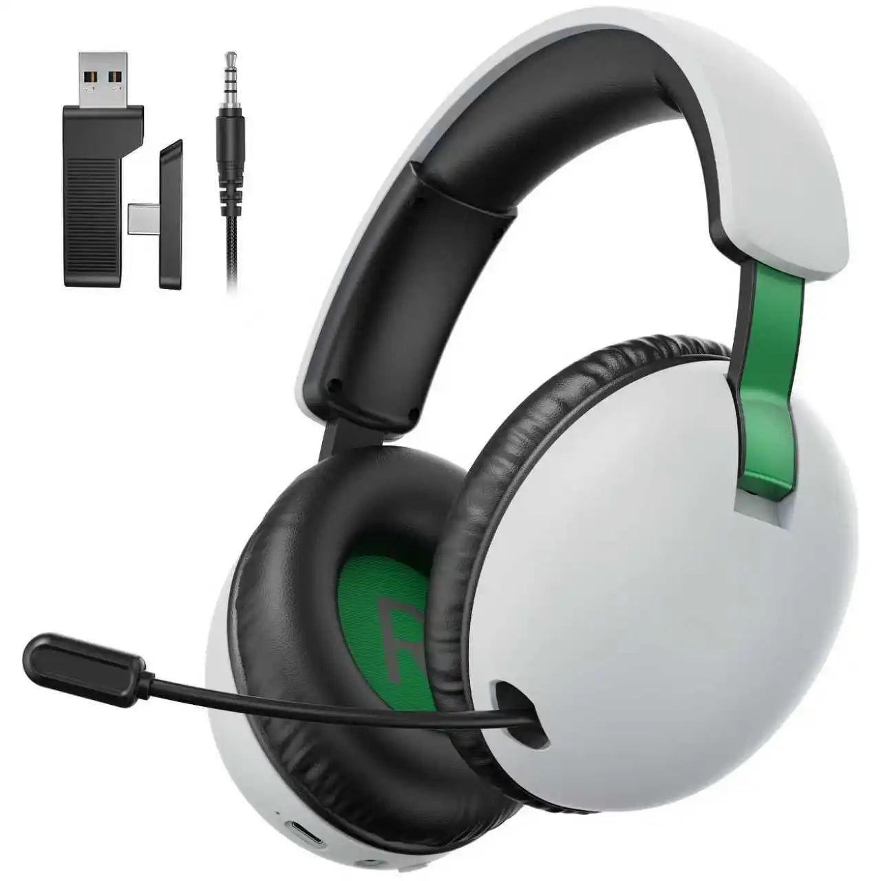 Casque Gaming Sans Fil Acinaci BL500 2.4G Bluetooth 5.3 et Filaire – Micro à Réduction de Bruit, Batterie 30H, Haut-Parleurs 50mm pour PC, PS5, PS4