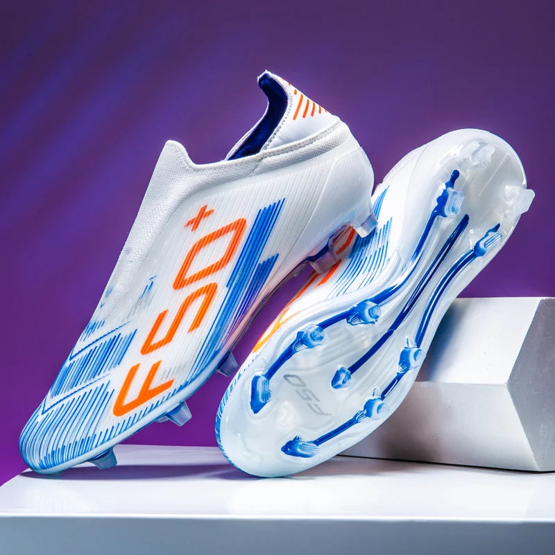 Nouvelles chaussures de football pour hommes, baskets antidérapantes, chaussures d'entraînement, bottes de football très vendues, crampons légers de haute qualité pour matchs sur gazon, mi-hautes pour l'extérieur
