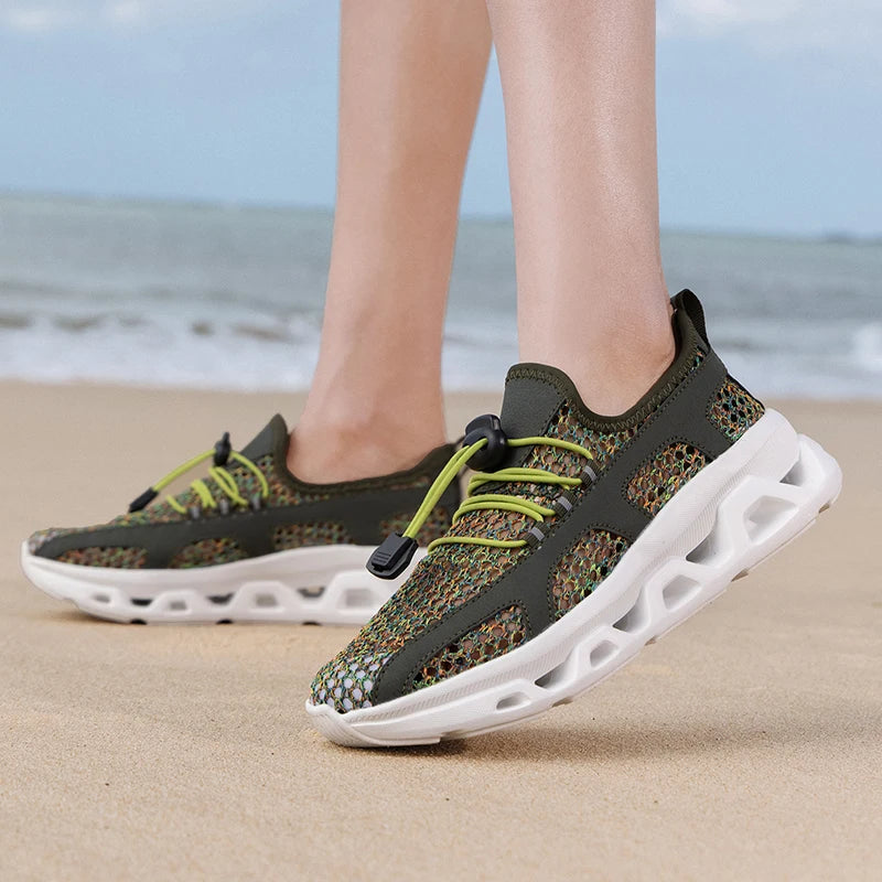 2026 Men and Women Quick-Dry Wading Shoes, Water Breathable AquaIn Upstream Antiskid Outdoor Sports Wearproof Beach Sneakers, Sizes 39-46