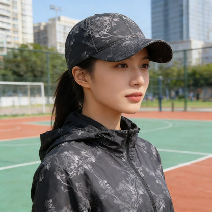 Summer Graffiti Light Board Baseball Cap Unisex Outdoor Sun Protection Hat Fashion Sports Cap Casual Duckbill Cap