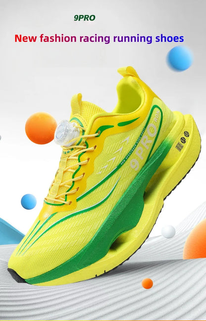 Zapatillas de running para hombre y mujer, transpirables, deportivas de competición, con amortiguación de carbono, ligeras, para jogging y entrenamiento masculino