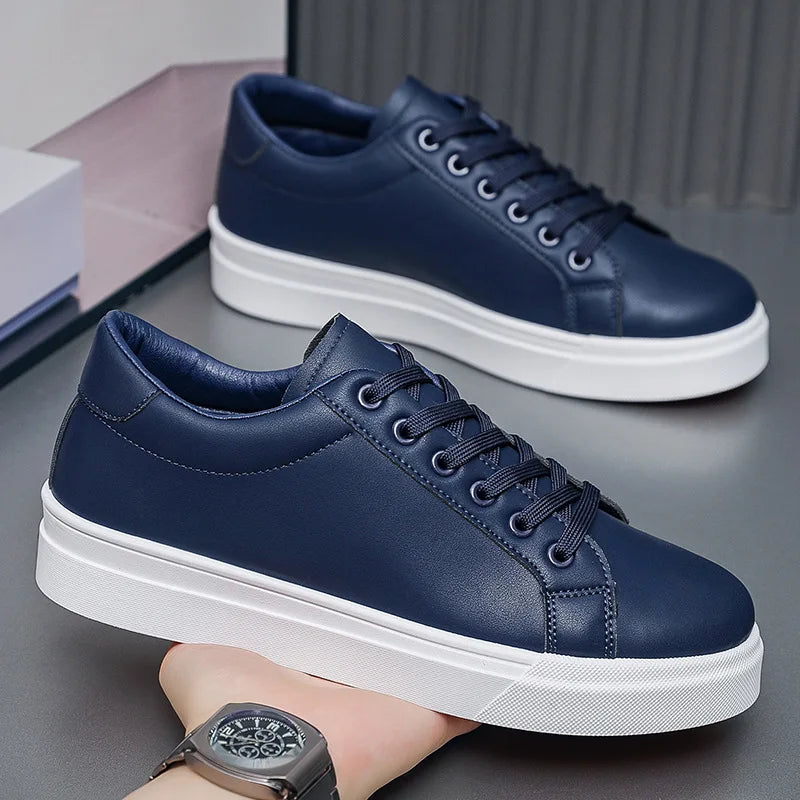 New Hot Selling Fashionable Men's Board Shoes Trendy White Shoes Student Sports Leisure Shoes Versatile Men's Shoes