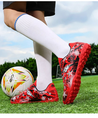 TF/FG chaussures de Football crampons de terrain de Football professionnel pour enfants haute qualité anti-dérapant baskets d'entraînement en plein air chaussures nouveau
