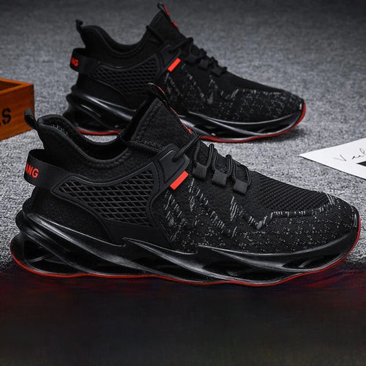 Men's Comfortable Running Shoes Breathable Sporty Casual Versatile Heightening Dad Shoes Autumn New Arrival Low Cut Sneakers