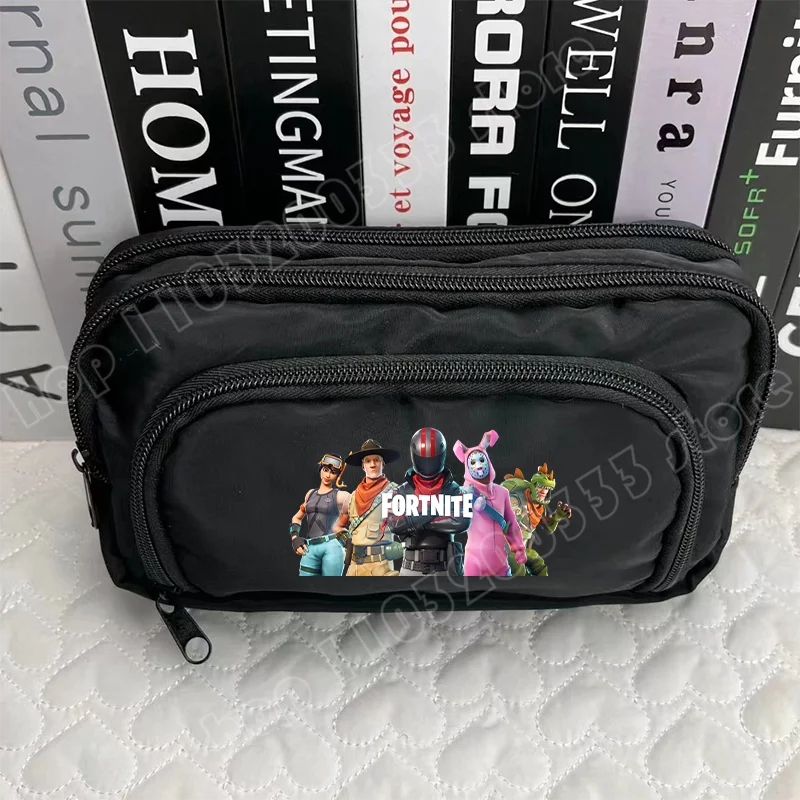 Astuccio portapenne Fortnite con motivo creativo del gioco, borsa contenitore Harajuku per ragazzi e ragazze, articoli per il ritorno a scuola, regali di compleanno e per feste
