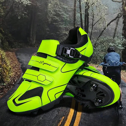 Neutral MTB Cycling Shoes, Compatible With Peloton Road Cycling Shoes, Men's Cycling Sports Shoes, Reflective Strip Design