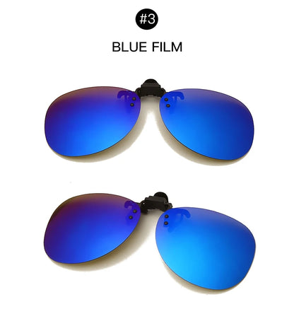 Pilot Polarized Sunglasses Clips Glasses Clip Driving Night Vision Eyeglasses UV400 Outdoor Shades Definition Sun Glasses Clips