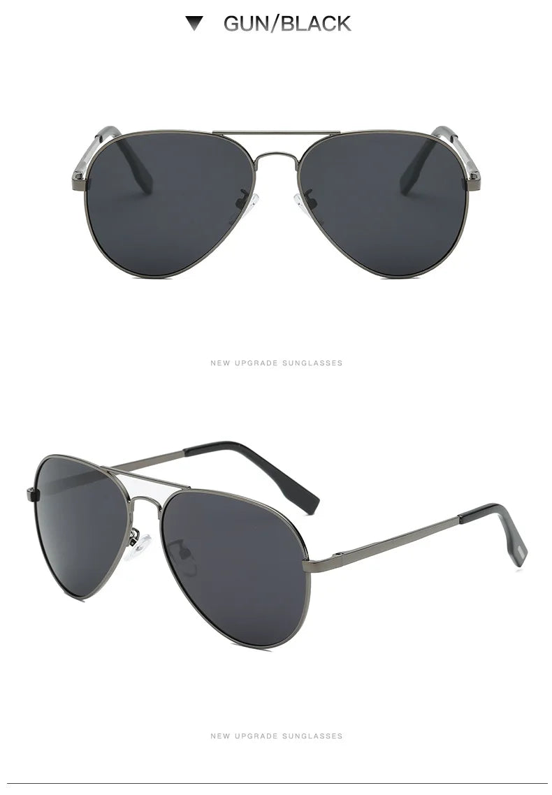 LIOUMO Top Quality Aviation Sunglasses Men Polarized Driving Glasses Women Fashion Pilot Goggles Anti-Glare lentes de sol hombre