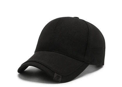 Hat Men's Tide Sunshade Cap Korean Men's Sun Hat Black Ins Tide Simple Casual And Versatile Baseball Cap