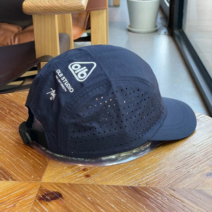 Short Brim Quick-Drying Mesh Baseball Cap - Breathable Lightweight UV Protection Sunshade, for Men Women Couples, Outdoor Hiking