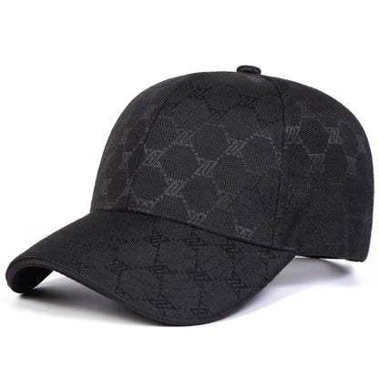 Four Seasons New Sunscreen Three-Line Sewn Baseball Cap Men's And Women's Casual Cap Net Red Distressed 1841 Hat