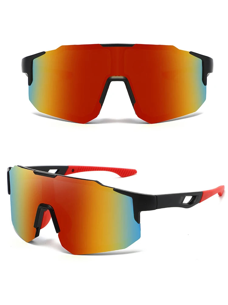 Rimless UV400 Cycling Sunglasses Sports Running Sun Goggles MTB Bicycle Glasses Men Women Road Male Female Bike Eyewear