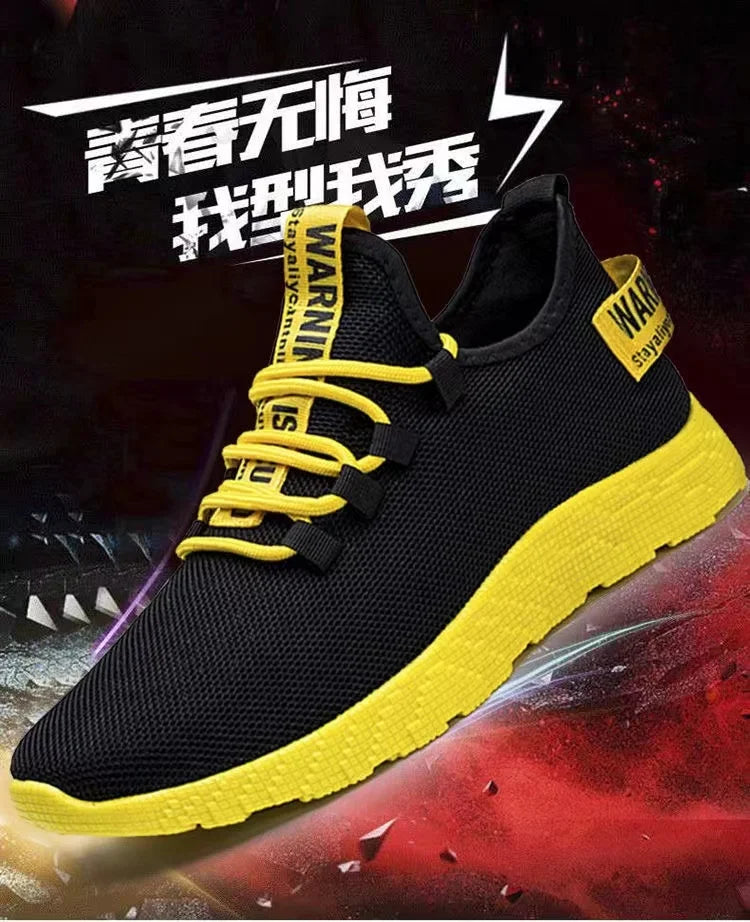 Men's Casual Lightweight Mesh Sports Sneakers Summer Men's Outdoor Soft Sole Breathable Comfortable Fashion Trend Running Shoes