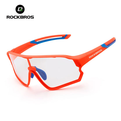 ROCKBROS Kids Polarized Photochromic Cycling Glasses UV400 Protection Outdoor Sports Sunglasses Child MTB Bicycle Eyewear
