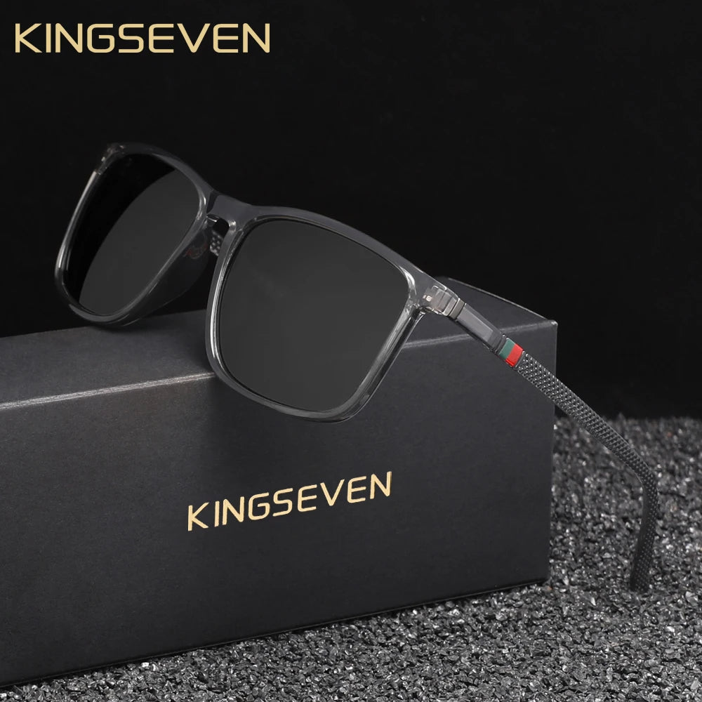 KINGSEVEN Brand Polarized Sunglasses For Men UV400 Protect Eyes Glasses For Holiday Light Weight Fishing Driving Glasses
