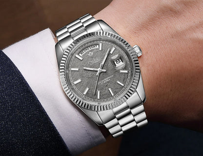 CADISEN DD40 Herrenuhr – luxuriöse Automatikuhr für Herren, AR-Saphirglas, mechanische Armbanduhr für Herren, 10Bar, MIYOTA 8285 Uhrwerk, neu 2023