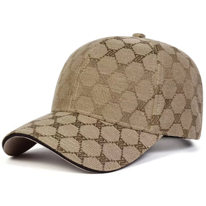 Four Seasons New Sunscreen Three-Line Sewn Baseball Cap Men's And Women's Casual Cap Net Red Distressed 1841 Hat