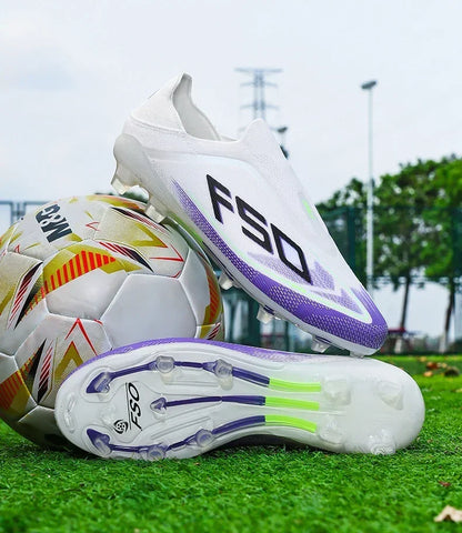 Neue Fußballschuhe für Herren, Bestseller-Rasenschuhe, hochwertige Outdoor-Fußballschuhe für Spiele, rutschfeste Jungen-Sneaker, High-Top, leicht