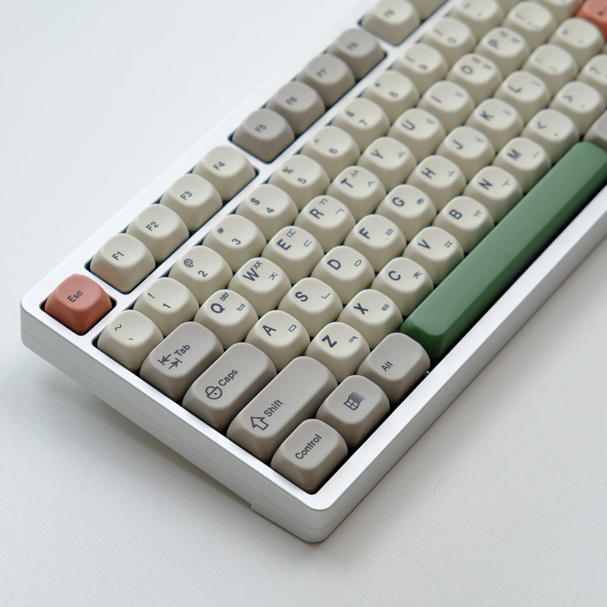 KBDiy KOA Profile Keycap GMK Style Retro 9009 Theme PBT Keycaps For Mechanical Keyboard Gaming KIT Korean 139 Keys ISO Key Cap