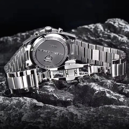 PAGANI DESIGN New 2026 Retro Luminous Moon Watch men Quartz speed Sport Chronograph AR Sapphire mirror VK64 Steel Men's Watches