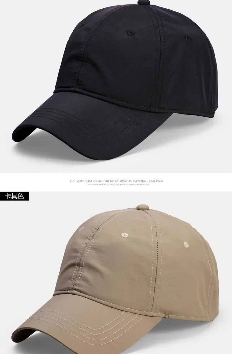 Brand Oohmy Baseball Cap Small&Big Head Oversize XXL Quick Dry Breathable Hat Plus Size Adjustable Soft Top Cap 56-60cm 60-63cm
