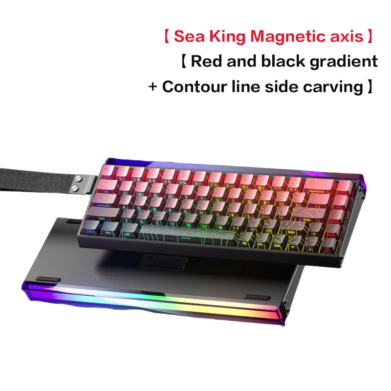 AULA HERO 68 HE Gaming-Mechanische Tastatur Magnetische Achse RT Kabelgebunden RGB-Beleuchtung 8K Polling-Rate Seitenbeschriftung