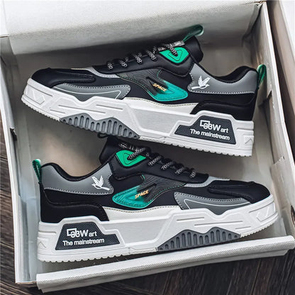 Men's Skate Shoes, Casual Sports Shoes, Men's Street Fashion Casual Shoes, Light, Comfortable, Versatile and Suitable for All Seasons
