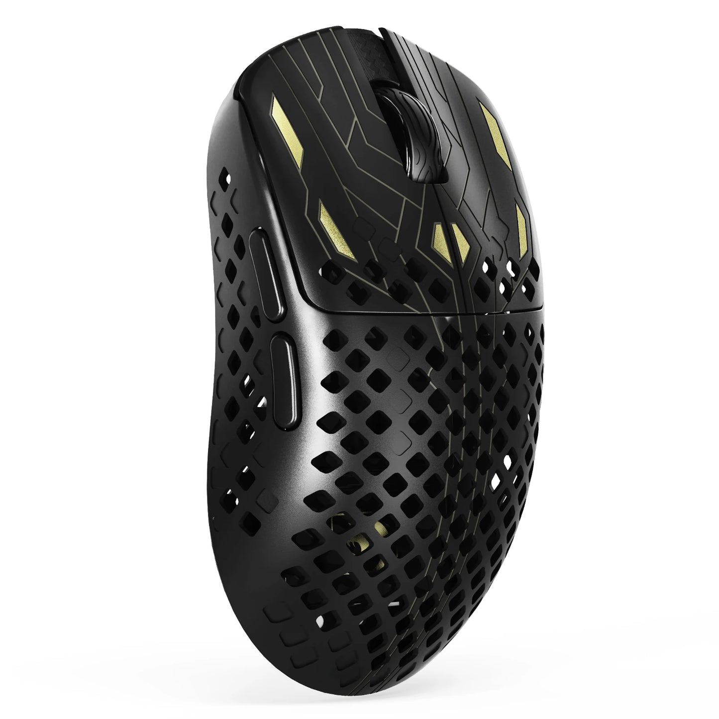 Rato Gaming Sem Fios Ultra-Leve MAMBASNAKE M2, Sensor PAW3395PRO 40000 DPI, Fibra de Carbono 41g, Tri-Mode
