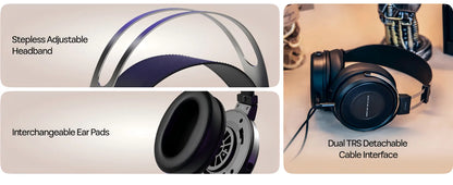 SIMGOT EP5 kabelgebundene Hochleistungs-Kopfhörer mit dynamischem 50mm-Treiber – HiFi-Gaming-Headset, niedrige Impedanz, hohe Empfindlichkeit, 7.1 Surround Sound