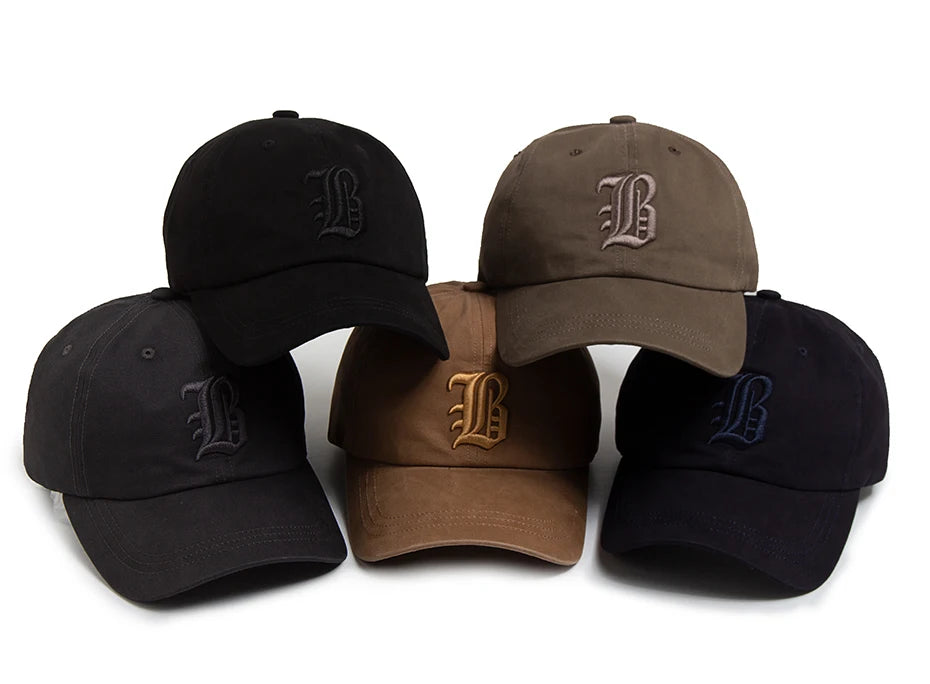 Summer Fashion Men's Baseball Cap Letter Embroidered Cotton Trucker Hat Casual Outdoor Soft Top Visor Cap Women Baseball Caps