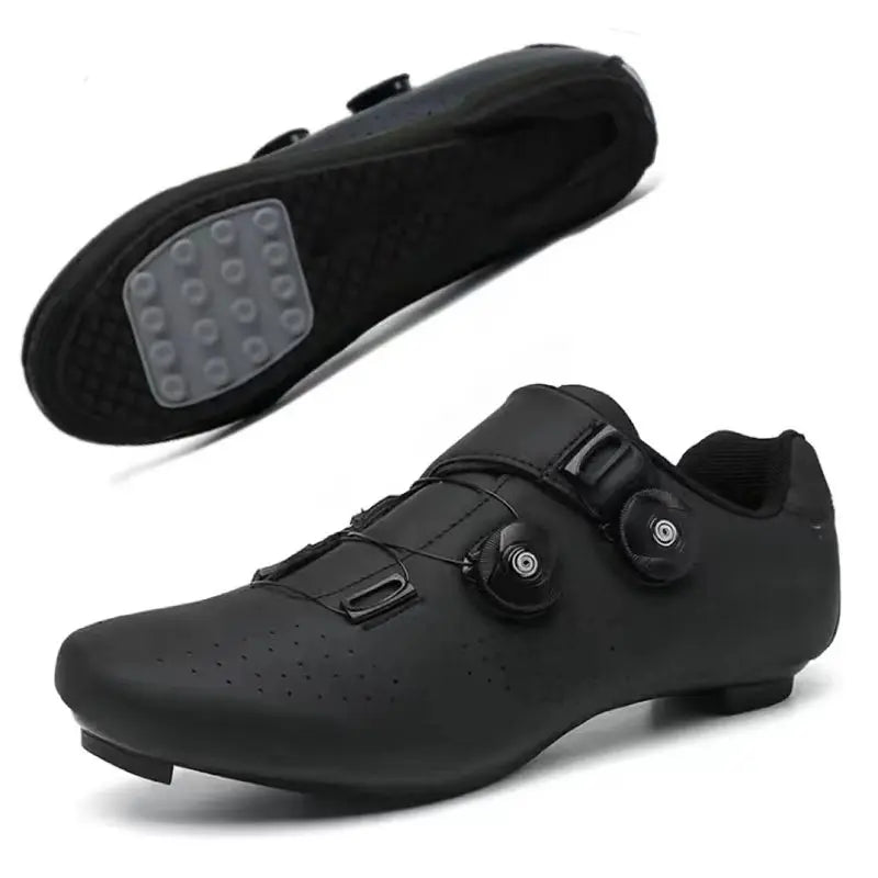 Neue Fahrradschuhe für Herren, selbstverriegelnde Rennrad-Sportschuhe, lockless Trainingsschuhe, SPD-Cleats-Fahrradschuhe für Damen