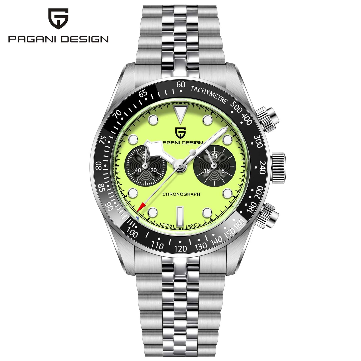 2026 New PAGANI DESIGN BB Flamingo Chronograph Luxury Sports Quartz Watch Men Sapphire mirror 100M Waterproof Fashion Wristwatch