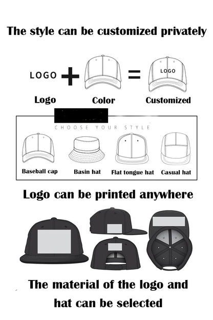 Fashion Baseball Caps Cotton Embroidery Letter Adjustable Unisex Hip Hop Trucker Hat Casual Snapback Cap Outdoor Sport Daily Cap