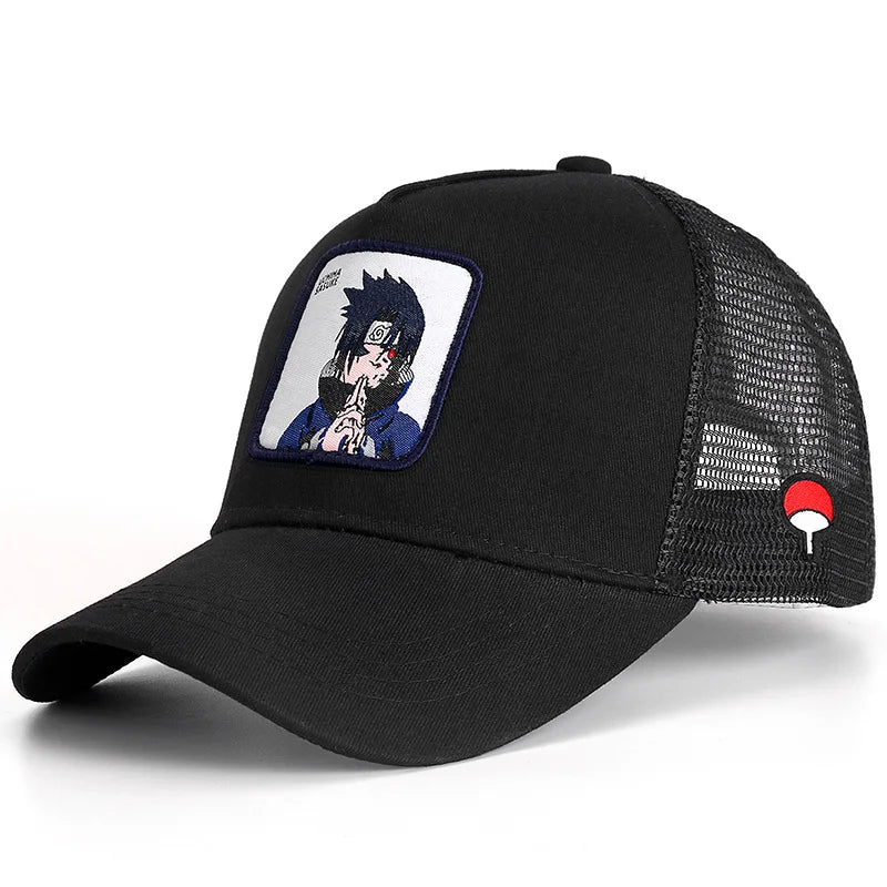 Anime Cartoon Naruto New Baseball Cap Uchiha Itachi Anime Styles Cap Men Women Hip Hop Dad Adjustable Mesh Hat Trucker Hat