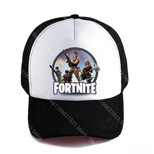Fortnites Baseball Caps for Adult Boys Girls Cute Cartoon Summer Breathable Mesh Hat Anime Sunbonnet Headgear New Birthday Gifts