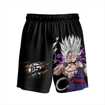 2026 Summer Dragon Ball Super Goku Black Anime Shorts Unisex Oversized 3D Print Casual Streetwear Shorts  for Adults & Kids