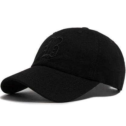 Summer Fashion Men's Baseball Cap Letter Embroidered Cotton Trucker Hat Casual Outdoor Soft Top Visor Cap Women Baseball Caps