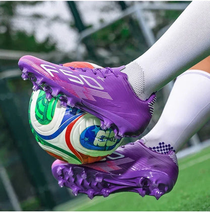 Nouvelles chaussures de football pour hommes, chaussures d'entraînement, baskets professionnelles, chaussures de match sur gazon, chaussures de football antidérapantes pour l'extérieur, chaussures de sport ultralégères,