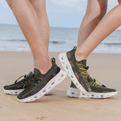2026 Men and Women Quick-Dry Wading Shoes, Water Breathable AquaIn Upstream Antiskid Outdoor Sports Wearproof Beach Sneakers, Sizes 39-46