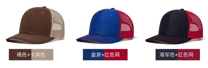 High Quality Mesh Baseball Cap Women Men Summer Cotton Breathable Sunhat Unisex Adjustable Snapback Trucker Hats Male Female