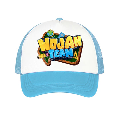 Boys Baseball Caps Wojan Team Anime Character Printed Sun Hat Kids Adults Adjustable Peaked Cap Cartoon Summer Casual Hats Gifts