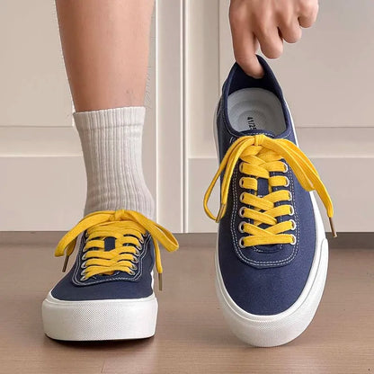 Hot Sale Men's Sports Casual Shoes Hot-Selling Male Skateboard Footwear Fashion Sneakers Daily Male Walking Shoes Canvas Flats