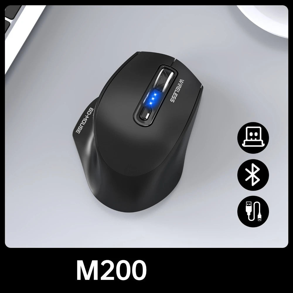 Ratón USB con cable, retroiluminación RGB, silencioso, ergonómico y DPI ajustable para ordenador de sobremesa, portátil, PC, oficina, gaming, hogar y uso diario en el trabajo