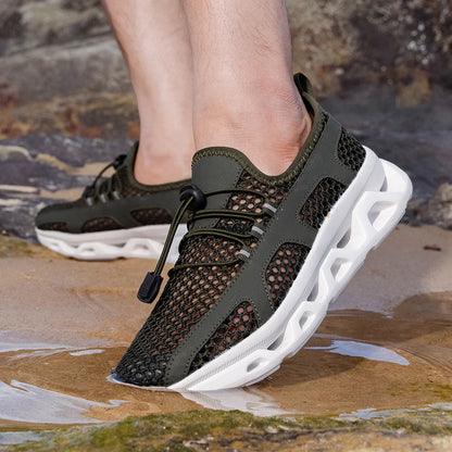 2026 Men and Women Quick-Dry Wading Shoes, Water Breathable AquaIn Upstream Antiskid Outdoor Sports Wearproof Beach Sneakers, Sizes 39-46