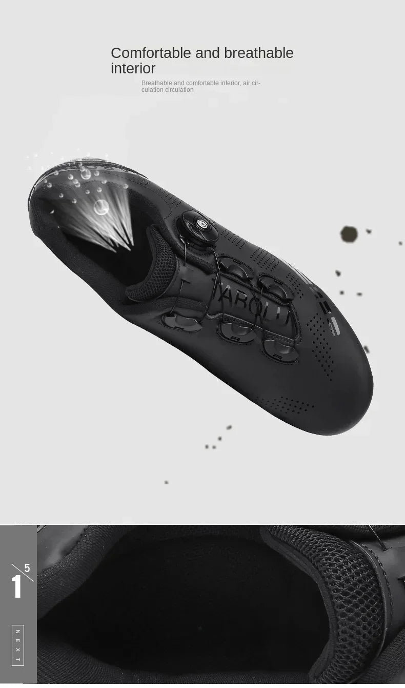 Unisex Cycling Shoes Road Bike Men Racing Self-Locking Speed Bicycle Sneakers Women Spd Cleats road Cycling Footwear