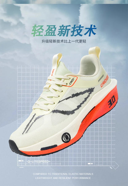 Scarpe da running con piastra in carbonio per maratona, uomo e donna, sportive, traspiranti, leggere, comode, da atletica e outdoor